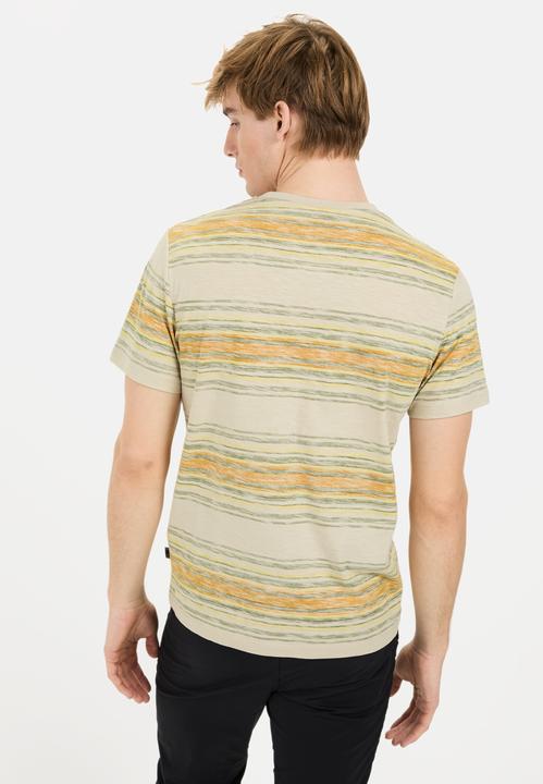 Image du produit Camel Active T-Shirt mit Streifenmuster aus Baumwolle (S)