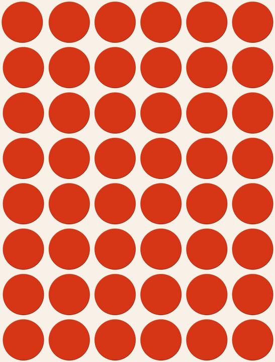 Actual product image Avery Zweckform Markierungspunkte, Durchmesser 18 mm, rot Inhalt: 1056 labels