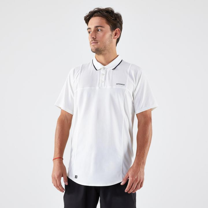Produktbild Artengo Herren Tennis Poloshirt - DRY weiss