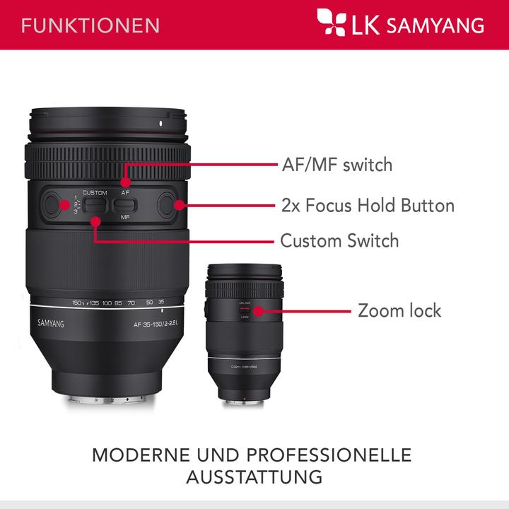 Actual product image Samyang AF 35-150mm f/2.0-2.8, L-Mount (L-Mount, full size)