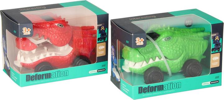 Actual product image Dino Transform Spin Car 360