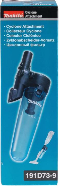 Actual product image Makita Cyclone separator attachment 400 ml ( 191D73-9 ) for battery vacuum cleaner DCL 280 / 281 / CL 001