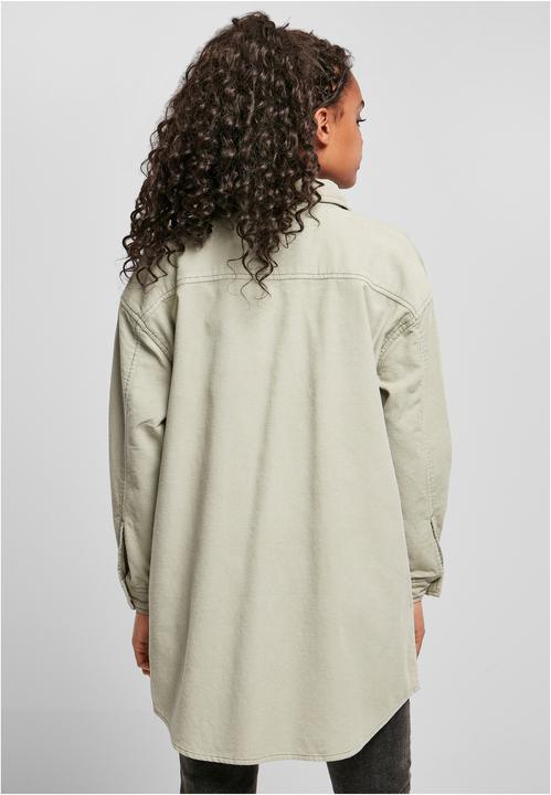 Actual product image Urban Classics Ladies Long Corduroy Overshirt (S)