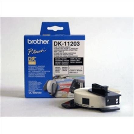 Actual product image Brother DK-11203 File folder labels