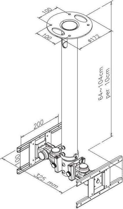 Produktbild Neomounts Fpma-C200d (Decke, 40")