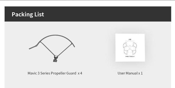 Produktbild Pgytech Mavic 3 Classic Propeller Guard (Propeller Schutz, DJI Mavic 3 Classic)