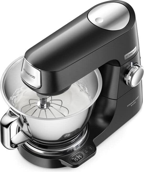 Productafbeelding Kenwood Titanium Chef Baker KVC85.004BK - Keukenmachine - Zwart (1200 W)
