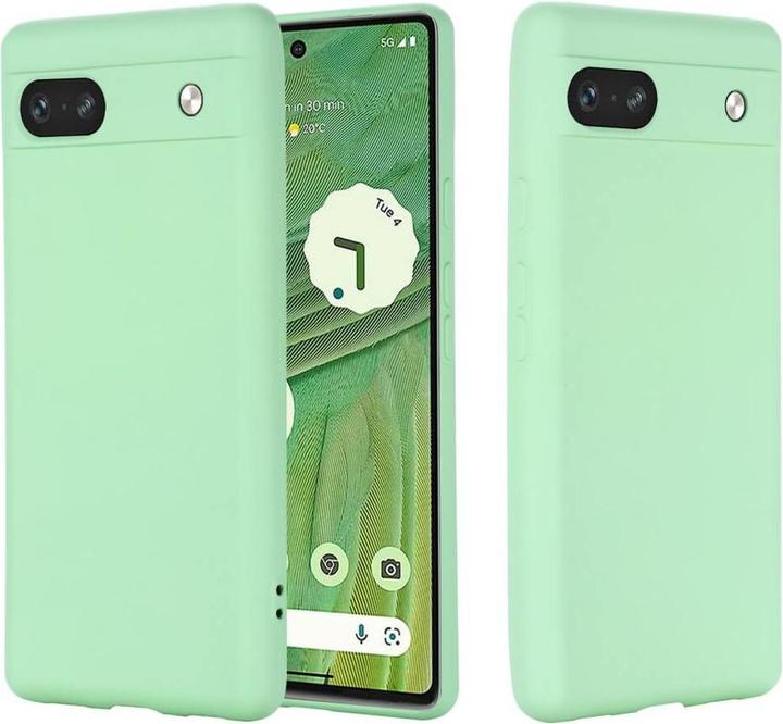 Produktbild Cover-Discount Google Pixel 7a - Silikon Gummi Hülle grün (Google Pixel 7a)