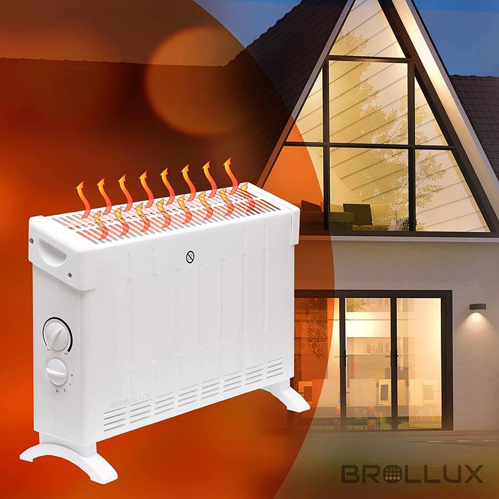 Produktbild Brollux Elektroheizung 2000W Weiss (2000 W)