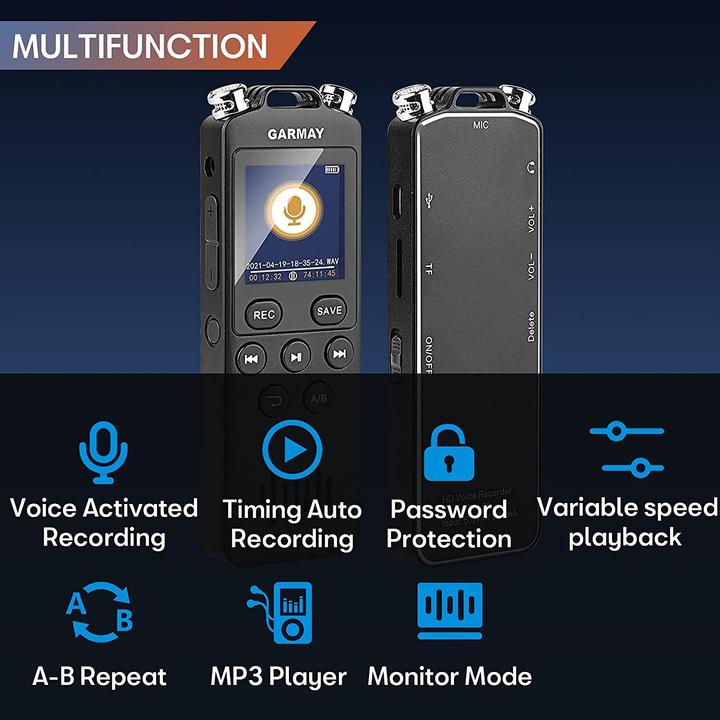 Actual product image Garmay Digital voice recorder