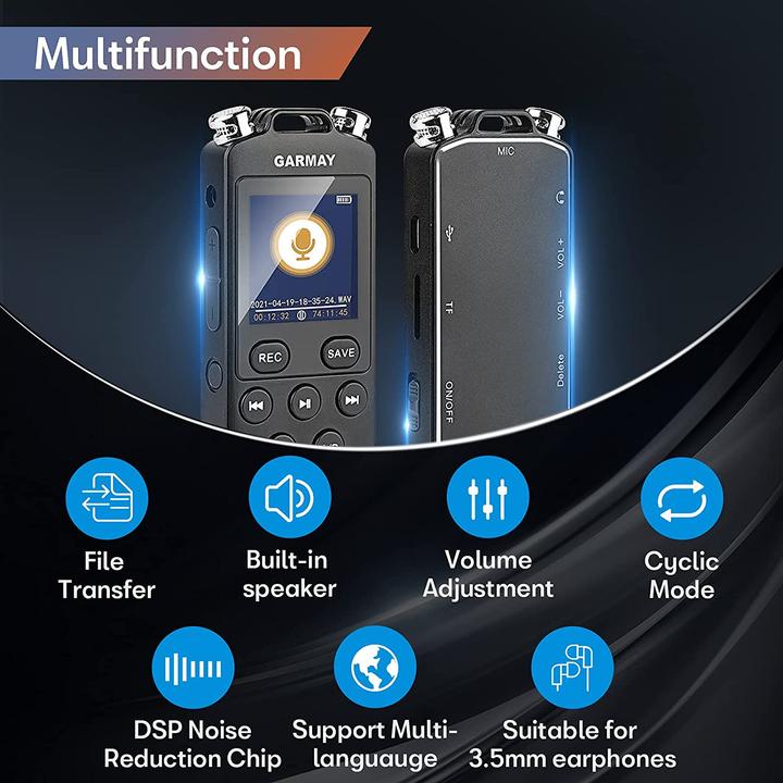 Actual product image Garmay Digital voice recorder