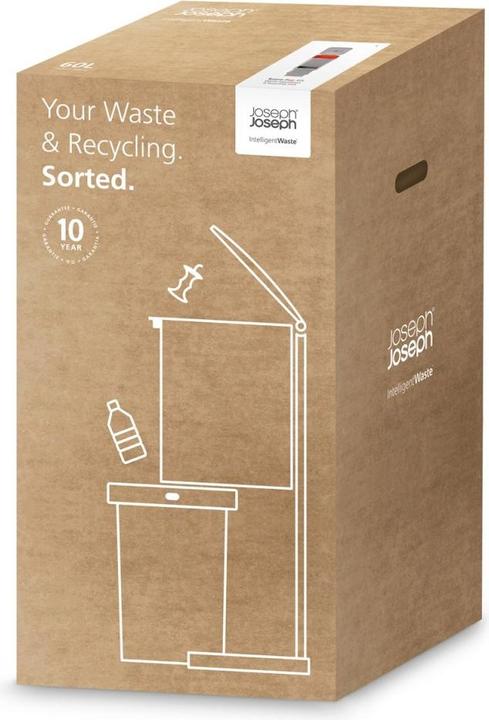 Actual product image Joseph Joseph Totem Pop 60L Waste Separation & Recycling Unit - Stone (60 l)
