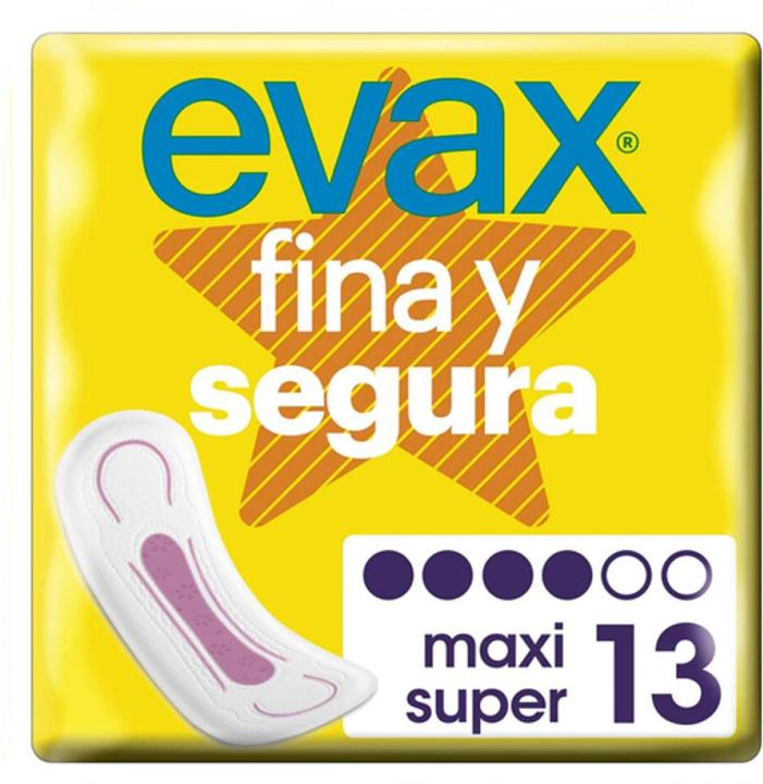 Evax FINA&SEGURA compresas maxi 13 uds (13 x, Tampons sanitaires)