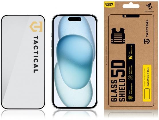 Produktbild Source iPhone 15 Glass Shield 5D Full Glue (1 Stück, Apple iPhone 15)