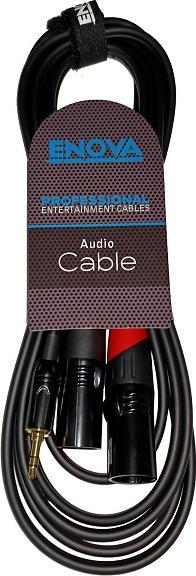 Image du produit Enova Prise jack 3.5mm sur 2 x XLR femelle, 3m (3 m)