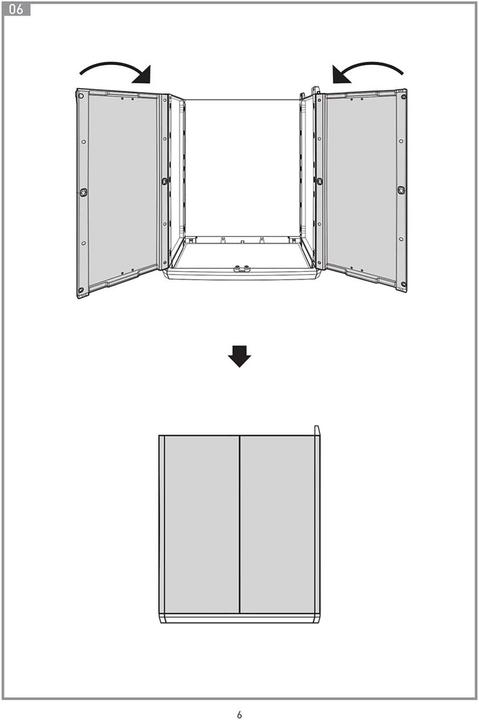 Actual product image Keter Split Basic Recycling Cabinet (220 l)