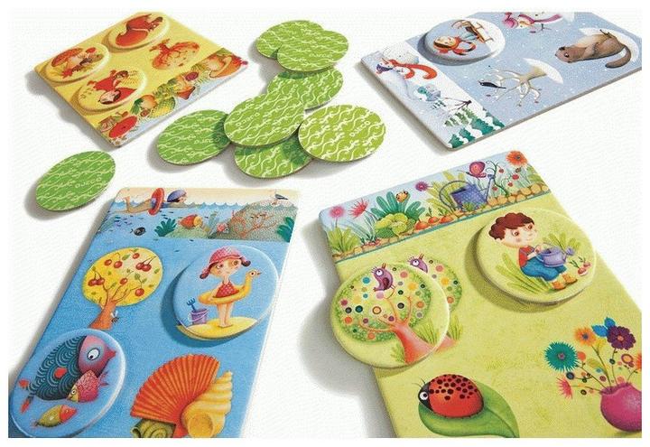 Actual product image Djeco Lotto 4 Seasons (Multilingual)