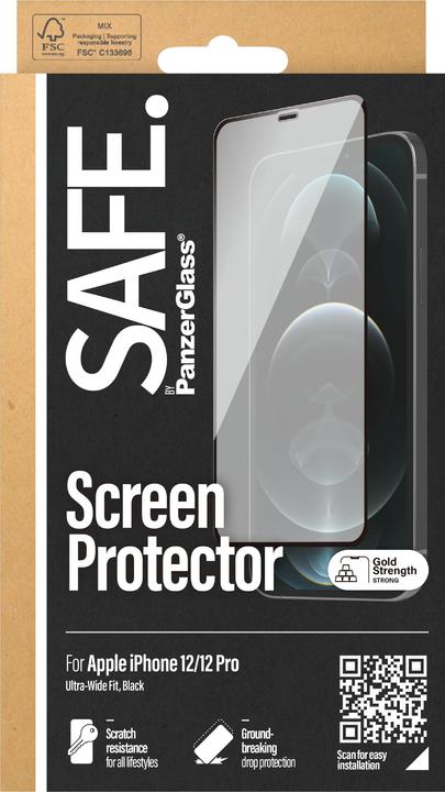 Produktbild Safe. Displayschutz Case Friendly (1 Stück, Apple iPhone 12, Apple iPhone 12 Pro)