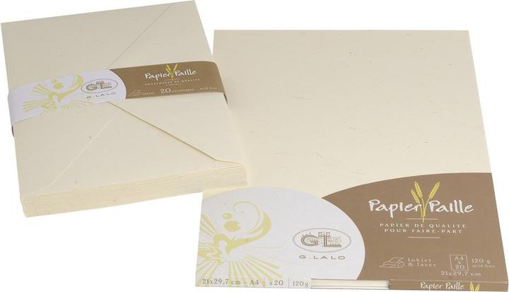 Actual product image G. Lalo Karten & Blätter (120 g/m², 20 x, A4)