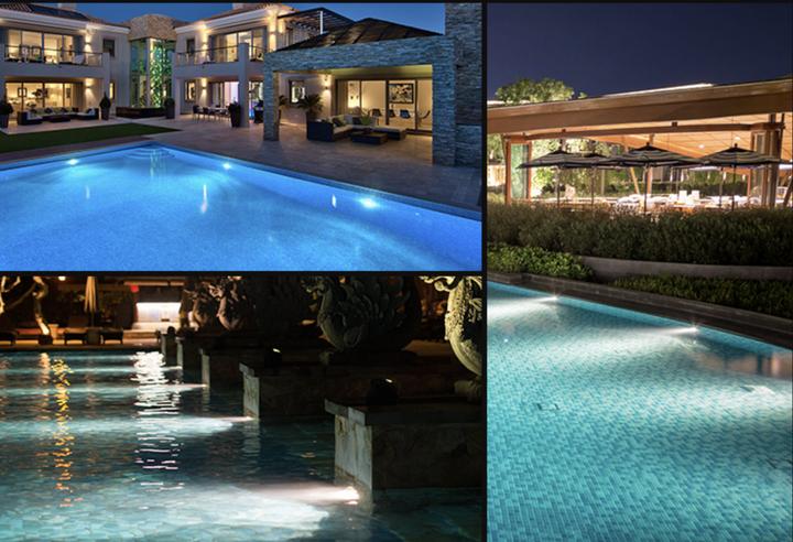 Image du produit Milight Lampe de piscine LED 15W sans fil RGB+KW/WW 24V (1100 lm, IP68)