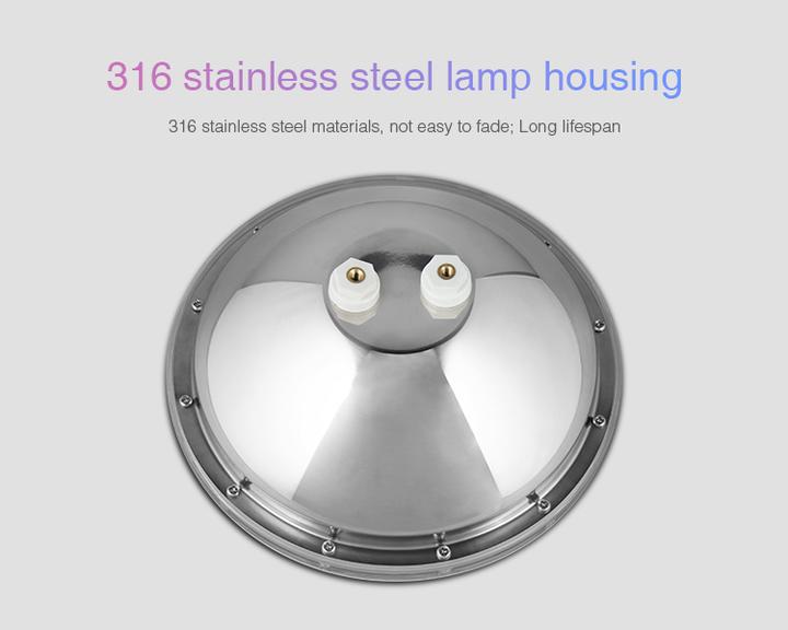 Actual product image Milight 27W Wireless LED Pool Light RGB+KW/WW 24V PAR-56 (2600 lm, IP68)