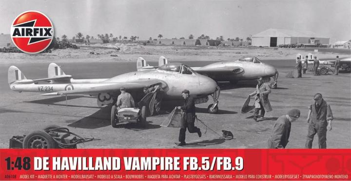 Actual product image Airfix De Havilland Vampire FB.5/FB.9