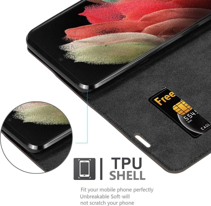 Actual product image Cadorabo Book Invis. Magnet sleeve (Samsung Galaxy S22 Ultra)