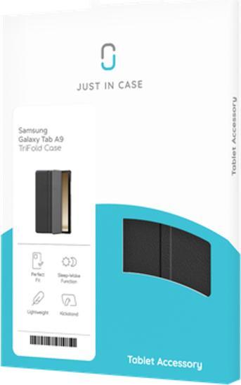 Actual product image Just in Case Smart Tri-Fold Cover Black Samsung Galaxy Tab A9 (Galaxy Tab A9)