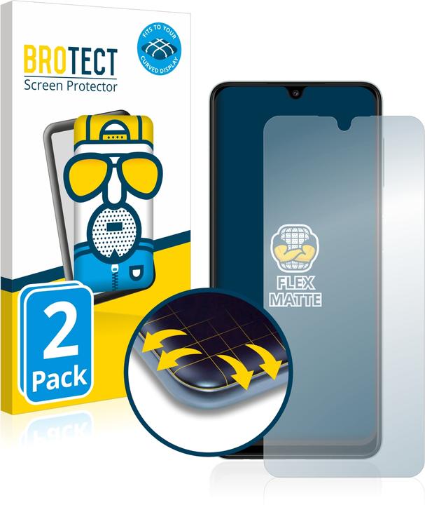 Image du produit BROTECT Full-Cover Protection Mat (2 pièce(s), Samsung Galaxy A22)