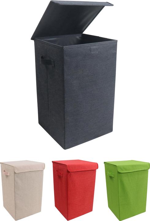 Produktbild VCM Wäschekorb Wäschebox Stoffbox mit Deckel Dreso M