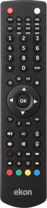 Actual product image Ekon Universal 12-in-1 multi-brand remote control (Universal remote control)