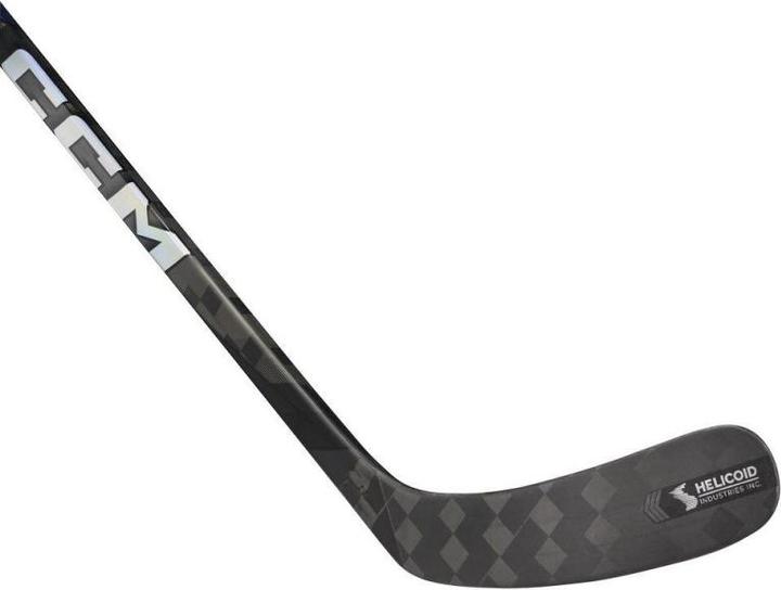 Actual product image CCM JetSpeed FT7 PRO JR composite hockey stick in special colours (left, JR 50 Flex, 28, chrome) (Left)