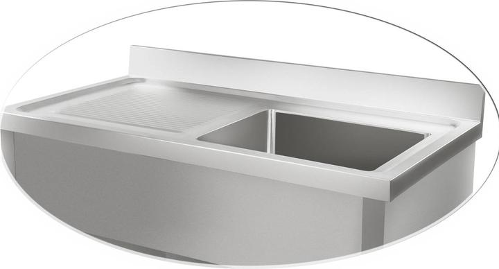 Image du produit Royal Catering Plonge en inox - 120cm (30 cm, 120 cm)