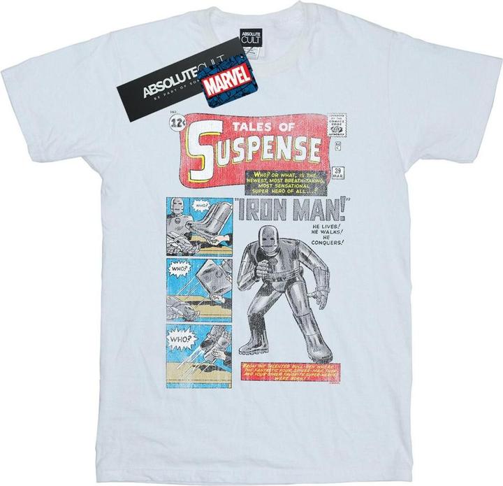 Image du produit - T-shirt IRON MAN DISTRESSED TALES OF SUSPENSE - Homme (3XL)