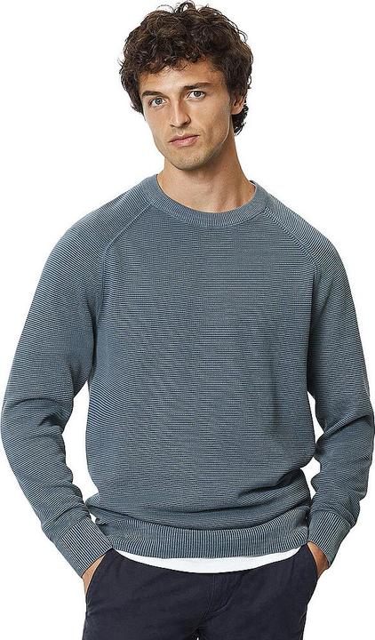 Produktbild Marc O'Polo Raglan Pullover Crew Neck Storm (XXL)