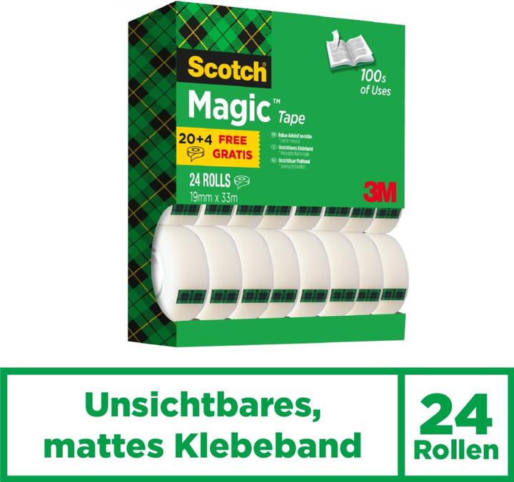 Actual product image Scotch Magic adhesive tape value pack (19 mm)