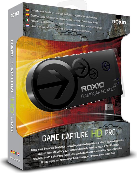 Image du produit Roxio Game Capture HD PRO X360 & PS3 -F/E- (PS3, Xbox 360)
