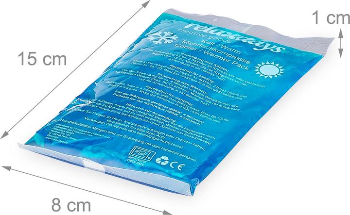 Produktbild Relaxdays 12x Kühlpad (12 x, 1290 g)