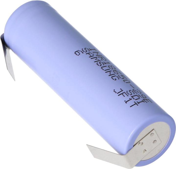 Image du produit Samsung Batterie INR18650 29E + cosse à souder U (1 pcs, 18650, 2900 mAh)