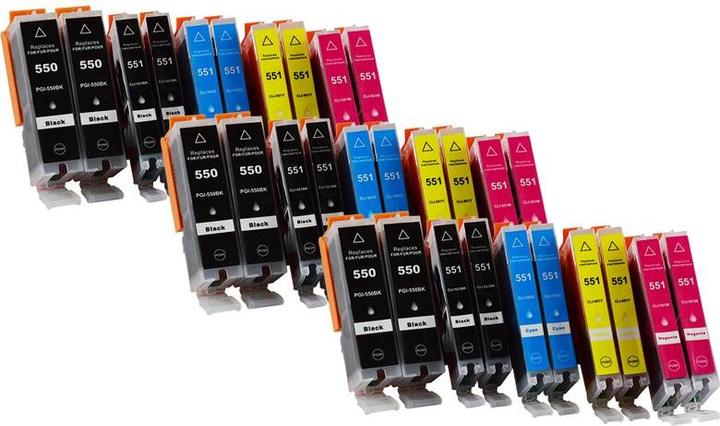 Immagine prodotto Hermex Cartuccia d'inchiostro compatibile XL per Canon PIXMA iX6850 (M, Y, FC, C, PGBK)