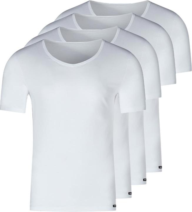 Actual product image Skiny Pack of 4 Undershirt / Shirt Short Sleeve Undershirt / Shirt Short Sleeve (M)