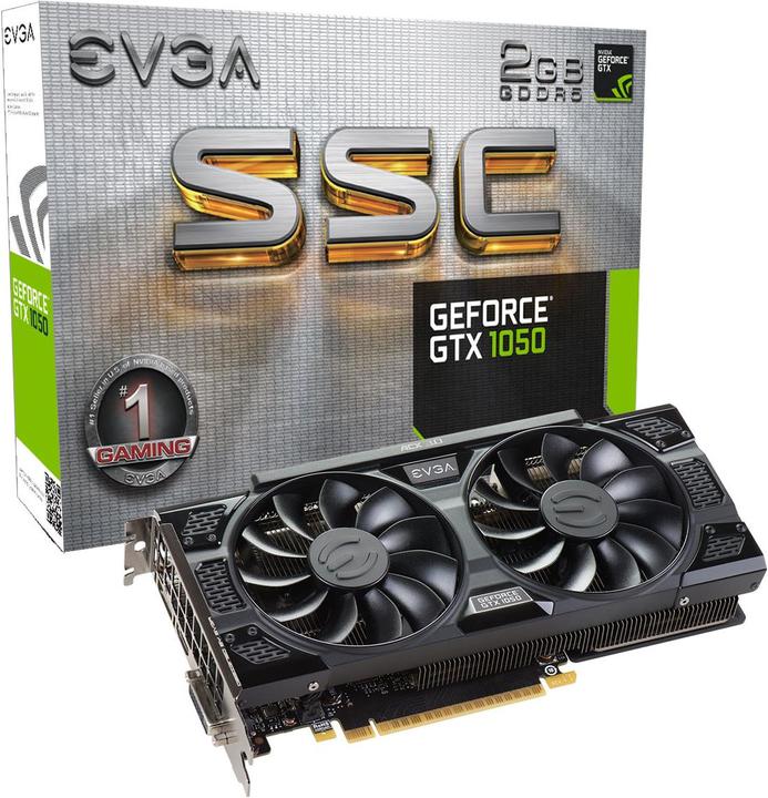 Actual product image EVGA GeForce GTX 1050 SSC Gaming (2 GB)