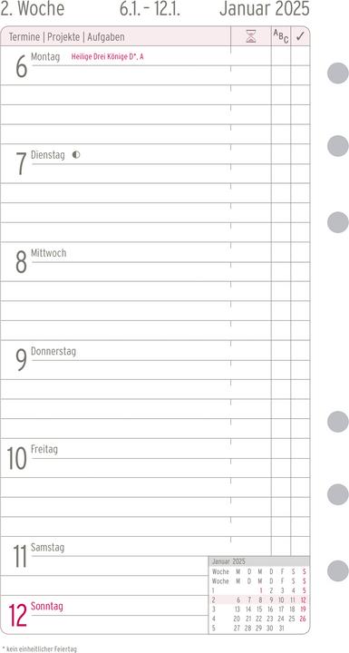Produktbild Chronoplan Wochenplan (Deutsch)