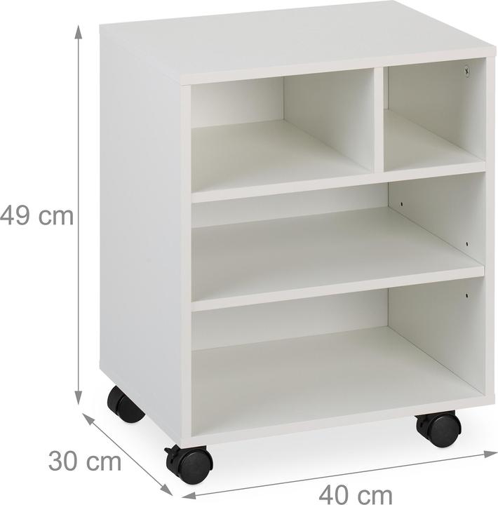 Produktbild Relaxdays Rollcontainer (40 x 30 x 49 cm)