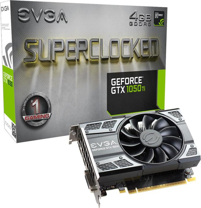 Produktbild EVGA GeForce GTX 1050 Ti SC Gaming (4 GB)