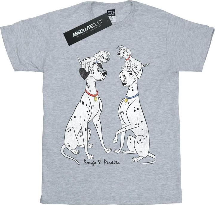 Immagine prodotto Disney 101 Dalmatians Classic Pongo And Perdita Maglietta Ragazzi (128)
