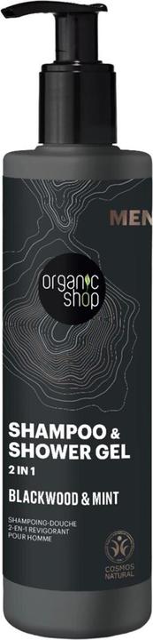 Produktbild Organic Shop Shampoo and Shower Gel 2 in 1 Blackwood Mint (280 ml)