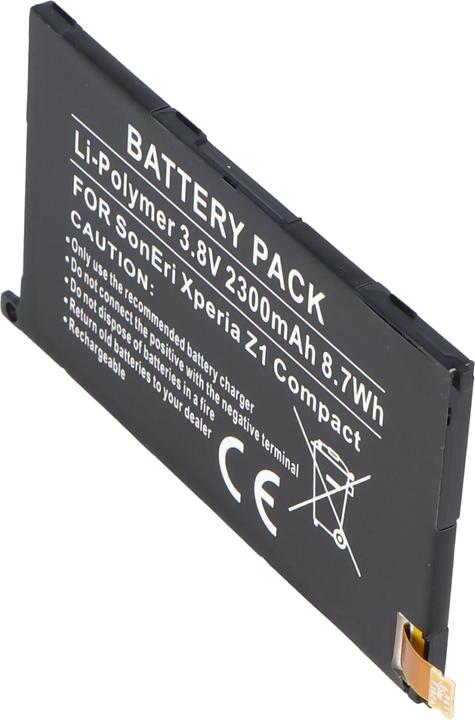 Actual product image AccuCell Akku Sony XPERIA Z1 Compact, 1274-3419.1, 1ICP4/53/88, LIS1529ERPC