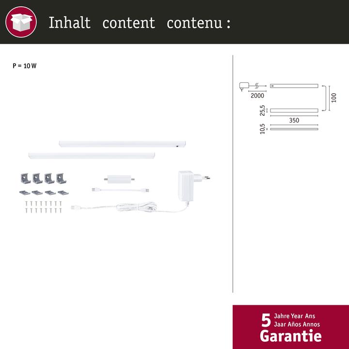 Produktbild Paulmann Unterbauleuchte Inline Set (500 lm)