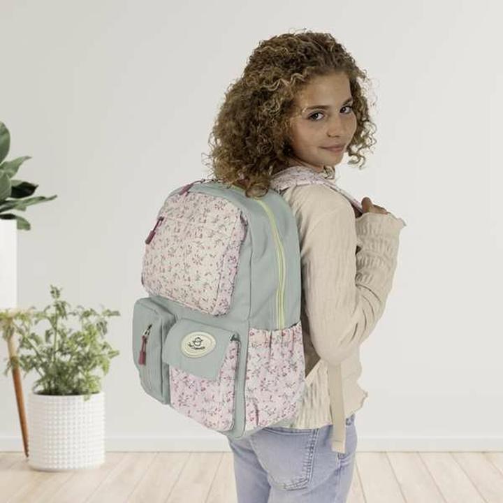 Image du produit DeCuevas Sac à dos scolaire Coloré Blomster 40 x 18 x 30 cm